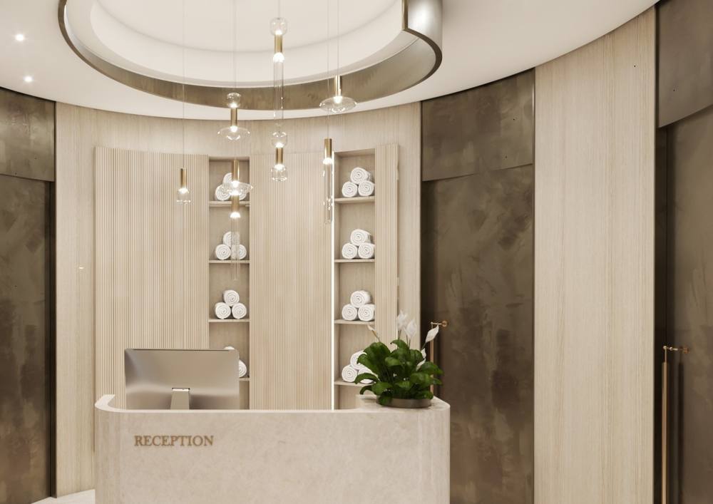 Proposed design for the new reception area